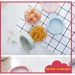 Hộp Đựng Thực Phẩm Chồng - Hũ Đựng Interlock Nhựa Trong, Phù Hợp Để Lưu Trữ Thực Phẩm, Đậu Hạt, Yến Mạch, Nui Mì, Đồ Ăn Dặm Cho Bé