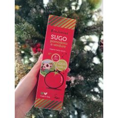Sốt Cà Chua Hữu Cơ Cho Bé Bio Junior 150g, Sốt Cà Chua Hữu Cơ BioJunior Cho Bé ăn Dặm, Thơm Ngon Nui, Cá, Tôm... Sốt Cà