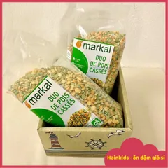 [Date 9.2025] Đậu Hà Lan Xanh Vàng Hữu Cơ Markal 500g , Có Tách Lẻ, Đậu Hà Lan Organic Giàu Dinh Dưỡng Tốt Cho Bé ăn Dặm