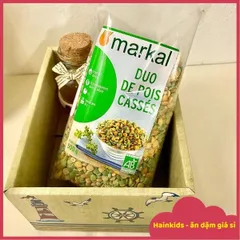 [Date 9.2025] Đậu Hà Lan Xanh Vàng Hữu Cơ Markal 500g , Có Tách Lẻ, Đậu Hà Lan Organic Giàu Dinh Dưỡng Tốt Cho Bé ăn Dặm