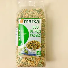[Date 9.2025] Đậu Hà Lan Xanh Vàng Hữu Cơ Markal 500g , Có Tách Lẻ, Đậu Hà Lan Organic Giàu Dinh Dưỡng Tốt Cho Bé ăn Dặm