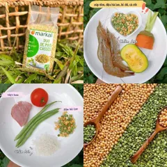 [Date 9.2025] Đậu Hà Lan Xanh Vàng Hữu Cơ Markal 500g , Có Tách Lẻ, Đậu Hà Lan Organic Giàu Dinh Dưỡng Tốt Cho Bé ăn Dặm