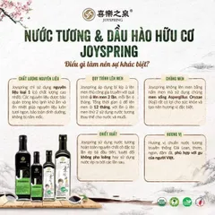 Dầu Hào Hữu Cơ, Dầu Hào Chay Joyspring, Dầu Hào Chay Hữu Cơ Từ Nấm JoySpring
