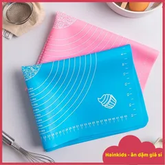 Thảm Silicon Nhào Bột, Tấm Lót Cán Bột Chống Dính Chuyên Dụng Tiện Lợi - Có Thang Đo Tiện Dụng