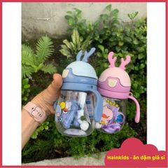 Bình Nước Hươu Cho Bé - Bình Tập Hút Có Van Chống Sặc, Dung Tích 300ml, Chống Rò Rỉ, Dễ Dàng Sử Dụng, An Toàn Cho Trẻ Nhỏ