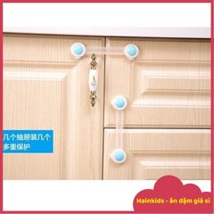 Khóa Tủ Lạnh An Toàn Cho Bé - Thiết Kế Dễ Sử Dụng, Ngăn Ngừa Trẻ Mở Tủ Kéo, Bảo Vệ An Toàn Trong Nhà, Chất Liệu Bền Đẹp