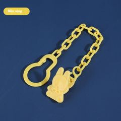 Dây Đeo Ti Giả Cho Trẻ Em - Kẹp Gặm Nướu An Toàn, Túi Nhai Ăn Dặm Cố Định, Chống Rơi, Dây Kẹp Ti Ngậm Ngộ Nghĩnh