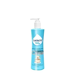 Sữa Tắm Lactacyd Baby Gentle Care Xanh Dương 500ml/chai, Sữa Tắm Gội Lactacyd Ngăn Ngừa Rôm Sảy Cho Bé