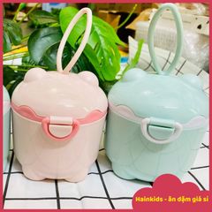 Hộp Đựng Sữa Bột Cao Cấp TGM - Hộp Chia Đồ Ăn Dặm An Toàn Có Quai Xách và Thìa Tiện Lợi cho Bé Mỗi Ngày