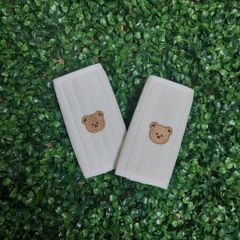 Bọc Dây Đai An Toàn Ghế Ăn Dặm & Xe Đẩy Em Bé - Mềm Mại, Dễ Vệ Sinh, Họa Tiết Dễ Thương Phong Cách Hàn Quốc