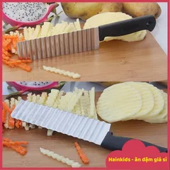 Dao Lượn Sóng KIWI Cắt Đồ Dặm Cho Bé - Dùng Tạo Sóng Cho Rau Củ Quả, Rau Câu, Thạch, Khúc Bạch