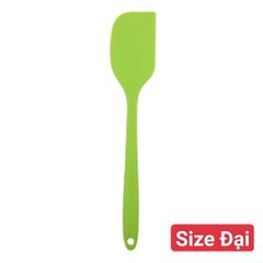 Phới Dẹt Silicon Đầu Vát - Cây Vét Bột Trộn Bột, Trét Kem Làm Bánh, An Toàn Khi Chiên Xào, Chất Liệu Chịu Nhiệt, Màu Sắc Ngẫu Nhiên