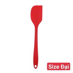 Phới Dẹt Silicon Đầu Vát - Cây Vét Bột Trộn Bột, Trét Kem Làm Bánh, An Toàn Khi Chiên Xào, Chất Liệu Chịu Nhiệt, Màu Sắc Ngẫu Nhiên