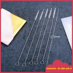 Cọ Vệ Sinh Ống Hút Inox Có Móc Treo - Tiện Lợi, Dùng Cho Bình Nước, Cốc Tập Hút Cho Bé, Sạch Sẽ và Giá Rẻ