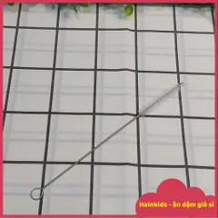Cọ Vệ Sinh Ống Hút Inox Có Móc Treo - Tiện Lợi, Dùng Cho Bình Nước, Cốc Tập Hút Cho Bé, Sạch Sẽ và Giá Rẻ