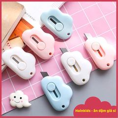 Dao Rọc Giấy Bỏ Túi Mini Thiết Kế Hình Đám Mây Xinh Xắn - Thích Hợp Khui Kiểm Hàng, Làm Móc khóa Tiện Lợi