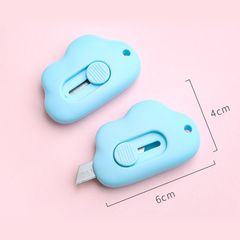 Dao Rọc Giấy Bỏ Túi Mini Thiết Kế Hình Đám Mây Xinh Xắn - Thích Hợp Khui Kiểm Hàng, Làm Móc khóa Tiện Lợi
