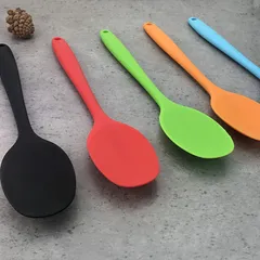 Phớt Silicon, Cây Vét Bột Silicon Chống Dính, Xào Nấu, Đảo Trộn, Dụng Cụ Làm Bánh Gato, Cốt Bánh Kem, Dụng Cụ F&B Giá Rẻ