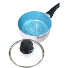 Quánh bột cháo Ikonic Mỹ - Nồi nấu cháo cho bé, có nắp thủy tinh chịu lực, an toàn, đường kính 14cm, nhiều màu sắc tươi sáng, tiện dụng cho ăn dặm.