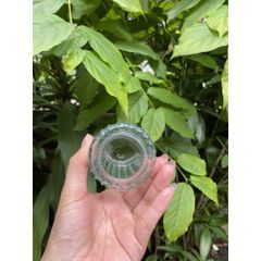 Hũ Thủy Tinh Dung Tích 100ml - Làm Sữa Chua, Panna Cotta, Flan, Nắp Đậy An Toàn, Dễ Thương Vân Sọc Chống Trơn, Đồ Gia Dụng Nhà Bếp