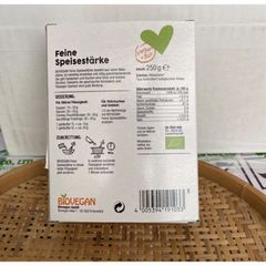 Tinh Bột Bắp Hữu Cơ Biovegan 250g - Có Tách Lẻ - 30/06/2028