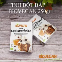 Tinh Bột Bắp Hữu Cơ Biovegan 250g - Có Tách Lẻ - 30/06/2028