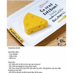 Khuôn Silicon Hình Phô Mai Tam Giác - Set 8 Khuôn Làm Pudding, Thạch, Panna Cotta An Toàn Cho Bé Ăn Dặm
