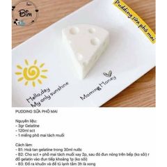 Khuôn Silicon Hình Phô Mai Tam Giác - Set 8 Khuôn Làm Pudding, Thạch, Panna Cotta An Toàn Cho Bé Ăn Dặm