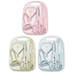 Set Dao Thớt 5 Chi Tiết Làm đồ ăn Dặm Cho Bé