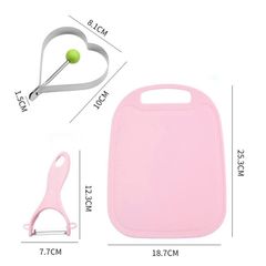 Set Dao Thớt 5 Chi Tiết Làm đồ ăn Dặm Cho Bé