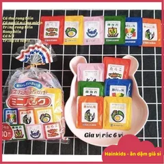  Gia vị rắc cơm Tanaka Nhật Bản cho bé (30 gói nhỏ 6 vị)