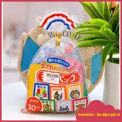  Gia vị rắc cơm Tanaka Nhật Bản cho bé (30 gói nhỏ 6 vị)