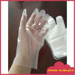 Bao Tay Nilon Siêu Dai - 1 Xấp 100 Gram, 23 Đôi Tái Sử Dụng Thực Phẩm, Bảo Vệ Tay Khi Nấu Nướng, Rửa Chén, Ăn Hải Sản