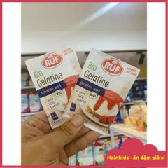Bột Gelatine Hữu Cơ RUF 9g - Gelatin Biovegan Thuần Chay 18g, Nguyên Liệu Làm Bánh Rau Câu, Pudding, Tiramisu An Toàn, Chứng Nhận EU