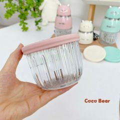 Máy Xay Ăn Dặm Cocobear 8 Lưỡi Dao Thép Không Gỉ và Cối Thủy Tinh - Dung Tích 300ml, An Toàn Cho Bé Yêu