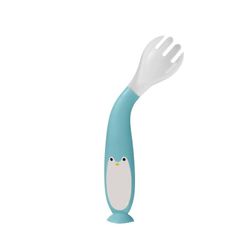 Set Thìa Nĩa Bẻ Cong An Toàn Kèm Hộp Đựng - Đồ Dùng Tập Xúc Cho Bé Từ 9 Tháng, Thiết Kế Mềm Mại và Vệ Sinh