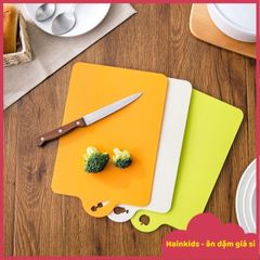 Set 4 Thớt Dẻo Cao Cấp Inomata Nhật Bản - Dùng Chế Biến Đồ Ăn Dặm Cho Bé