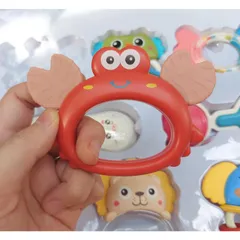 Bộ Đồ chơi Ngậm Nướu, Lục Lạc Cao CấpRattle Baby 8 món UM-1051/UM-10114 cho bé hàng chính hãng