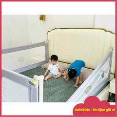 Thanh Chắn Giường Hàn Quốc UMOO UM-088 - An Toàn Cho Trẻ Nhỏ, Thiết Kế Hiện Đại, Điều Chỉnh Cao, Chống Va Đập, Tích Hợp Túi Đựng