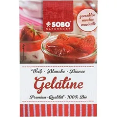 Gelatine Hữu Cơ SOBO, BIOVEGAN Thuần Chay - Làm Bánh Chế Biến Các Món ăn Cho Bé, Date 9.2024