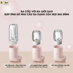 (BẢN QUỐC TẾ) Máy xay Bear 3 cối