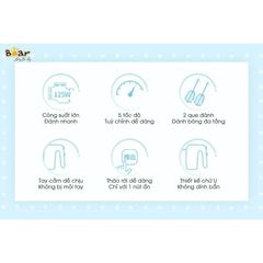Máy đánh trứng cầm tay Bear DDQ-B02P5 tiện lợi và đảm bảo an toàn tuyệt đối