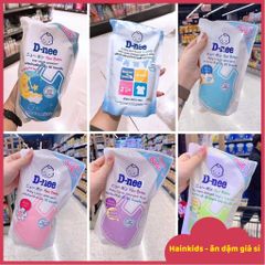 Nước Giặt Xả Dnee Thái Lan 2 Trong 1 Cho Bé - 600ml Hương Hoa Lavender, Nha Đam, Ban Mai, Dịu Nhẹ, An Toàn Cho Da Nhạy Cảm