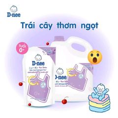 Nước Giặt Xả Dnee Thái Lan 2 Trong 1 Cho Bé - 600ml Hương Hoa Lavender, Nha Đam, Ban Mai, Dịu Nhẹ, An Toàn Cho Da Nhạy Cảm