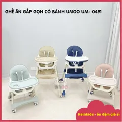(LINK HỎA TỐC) Ghế ăn Dặm Cho Bé Thương Hiệu Umoo/ Belly/Hanbei/Hoo Phong Cách Hàn Quốc
