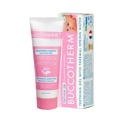 Bộ Sản Phẩm Gel Chăm Sóc Răng Cho Bé Mới Mọc Răng Buccotherm 50gr-Không cay, Không The, Nuốt Được, Sản Xuất Tại Pháp