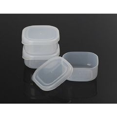 Set 3 hộp nhựa nắp dẻo, kháng khuẩn Ag+ 120ml Nakaya