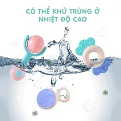 [HAINKIDS SG] Bộ đồ chơi ngậm nướu / gặm nứu / lục lạc UMOO 8 món/ 5 món chính hãng cho bé