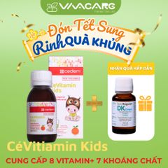 Siro CeVitamin Kids 100ml - Bổ sung Vitamin & Khoáng chất Giúp Trẻ Tăng Sức Đề Kháng, Hương Cam Nhập Khẩu Từ Đức