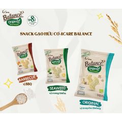 Bánh Gạo Hữu Cơ 4Care Balance Thái Lan 25g,Thơm Ngon, Dễ Tan, Chống Hóc, Nghẹn, Giúp Bé Thành Thạo Kỹ Năng Xử Lý Thức ăn